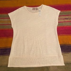 Chico’s Mixed Shadow Stripes Tunic